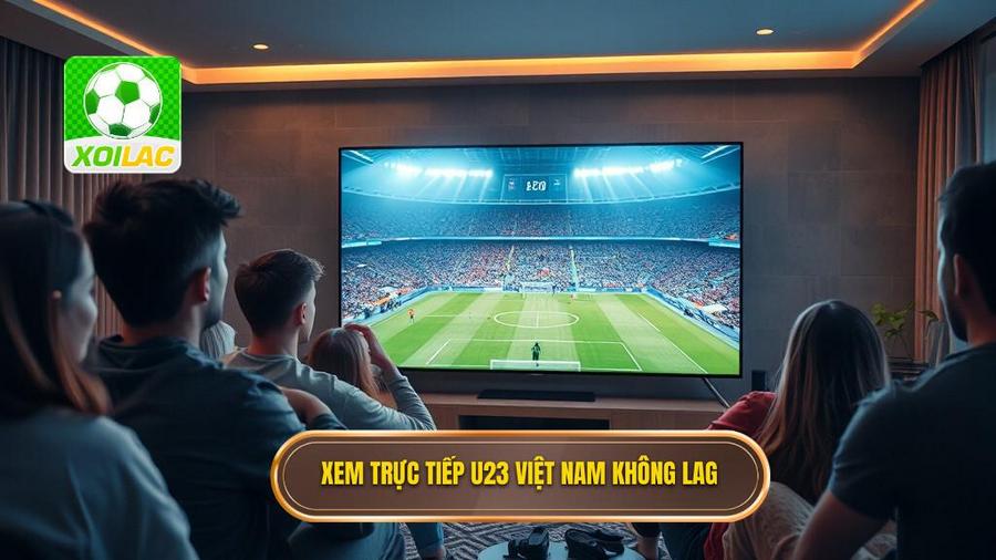 Cách xem U23 Việt Nam trực tiếp chất lượng cao, không giật lag